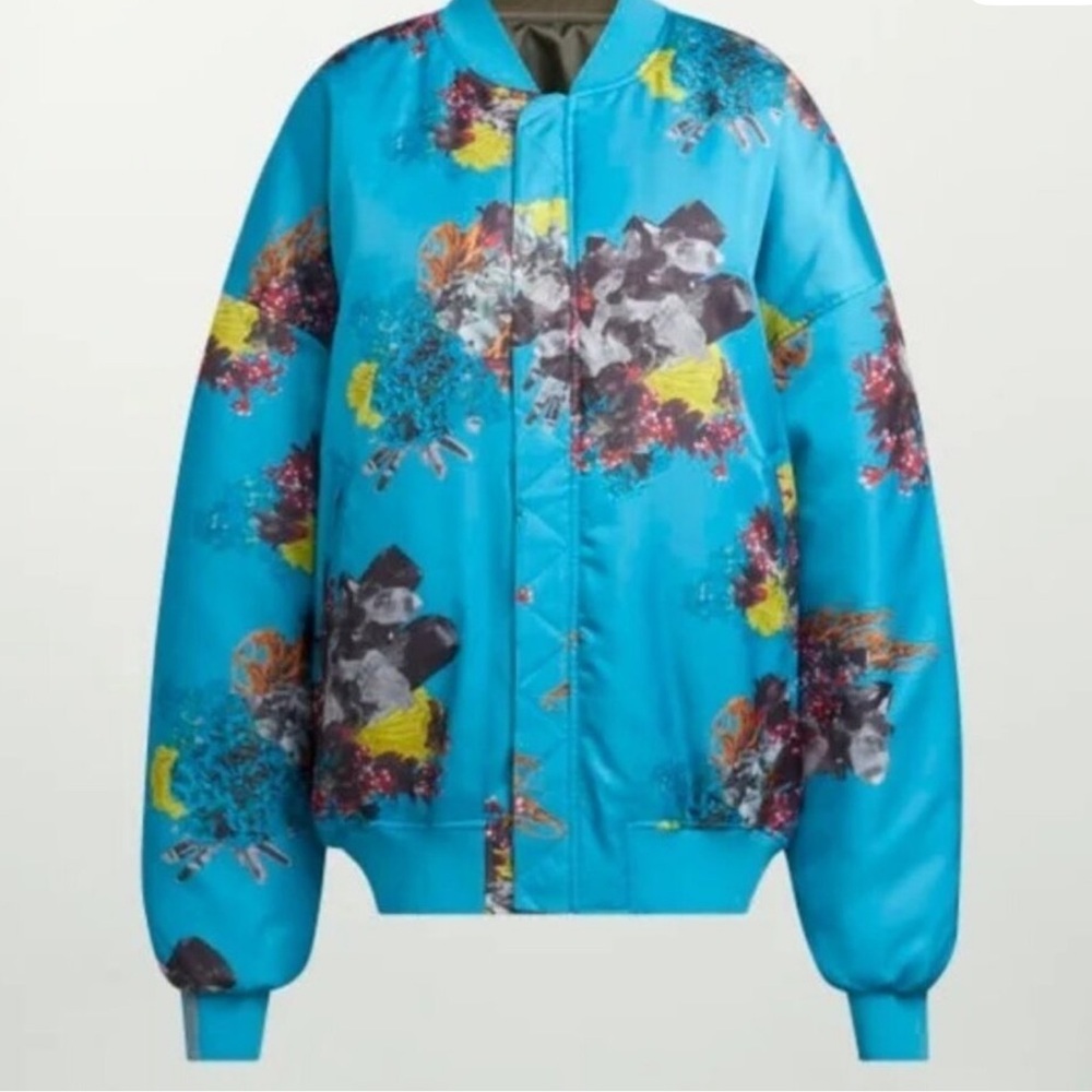 adidas Multicolor Floral Bomber Jacket - Picture 4 of 5